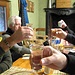Immancabile brindisi finale con augurio per le prossime escursioni con grappa/digestivo.
