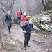 Sosta per ricompattare il gruppo e poi si riparte.