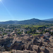 Blick hinunter nach Les Mées