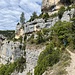 melo wandert wieder aus der Schlucht hinaus