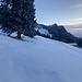 Blick auf das Ziel gleich am Beginn