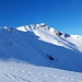 Rückblick zum Gipfel.  