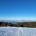 Während wir zuhause am Bodensee ausnahmsweise keinen Nebel hatten, hat sich doch eine Hochnebeldecke an die Voralpen gelegt