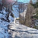 Mit den Grödel lief ich hier entspannt drüber. Über die Rodelbahn könnte man dieser Stelle mit etwas Umweg ausweichen.