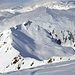 Blick zum vierten und letzten Gipfelziel, zuerst geht es aber noch auf den Gargällerchöpf Skigipfel.