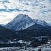 Der markante Pisoc mit Scuol am Freitagmorgen