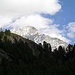 Das Weisshorn schaut mit seiner eher unbekannten Westseite heraus