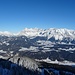 Traumblick an einem Traumtag: Bischofsmütze und Dachstein