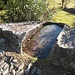 Un masso avello, la cui vasca è ricavata in un unico blocco di roccia.