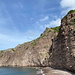 Well's Bay - Die Bucht (aka Wells Bay, The Well's Bay, The Well Bay) an der Nordwestküste von Saba hat einen der wenigen Badestrände der Insel. Die angrenzende Steilküste besteht aus extrem brüchigem Konglomerat, deshalb ist Vorsicht vor Steinschlag geboten.