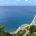 Unterwegs auf dem Ladder Trail - Blick über die Ladder Bay aus das Meer.