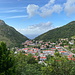 Bei The Bottom - Blick über einen Teil des Hauptortes von Saba.
