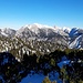 Blick zu den Geierköpfen. 
