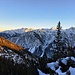 Nochmal die Zugspitze im schönen Abendlicht.  