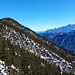 Im Aufstieg mit Blick zum Tagesziel. 