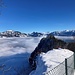 ... auf der Gipfelterrasse Bürgenstock - mit Vierwaldstättersee-Nebelmeer 