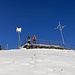 Hochblick zu den beiden Frauen ...