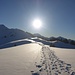 den letzten Hang zum Annalper Joch haben wir uns geschenkt, da er komplett verblasen war...