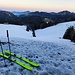 Neue Ski am Schwarzenberg