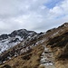 salendo in direzione del Rifugio Rosazza