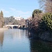 Arrivato a Boffalora Ticino supero il ponte (del 1600) sul Naviglio Grande e comincio a risalirlo lungo la ciclabile. Qui sono già a Castelletto di Cuggiono (dopo aver superato Bernate) dove, sullo sfondo, spicca la storica Villa Clerici.