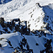 Blick vom P.2809 in den Westgrat.