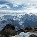 Blick auf Bernina-Gruppe