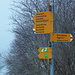 Start bei Nebel und Kälte