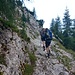 Auf entspanntem Wanderweg Richtung Lafatscher Joch.