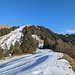 noch ein Blick hinauf zu meinem späteren, zweiten Ziel der Hoch Petersalp