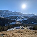 Rückblick über den steilen Aufstieg 