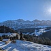 schöne Panorma Sicht zum Alpstein während der ganzen Tour