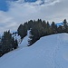 zum Nosshaldenspitz hinauf war es recht anstrengend im tiefen Schnee