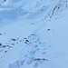 Beim Abstieg zum Skidepot