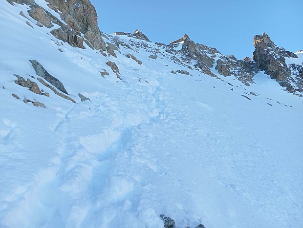 Rückblick vom Skidepot