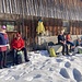 ... zur Mittagsrast beim Alpstall auf Oberberg