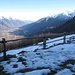Passaggio dal panoramico terrazzo prativo dell’Alpe Pozzuolo.