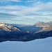 Abendstimmung bei der Rückfahrt ins Tal