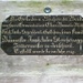 Aachsäge-Brücke  -  Original-Inschrift