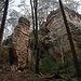 Rokle Močidla, felsiger Talrand