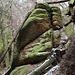 Rokle Močidla, Felsturm