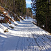 Winterwanderweg in Richtung Balisalp