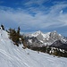 ...und nach einem schönen Blick auf Hochkogel und Kaiserschild im Norden...