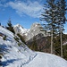 ...und nach einem letzten Blick auf den Kaiserschild geht es rasch hinab in die Eisenerzer Ramsau. Schön war´s!