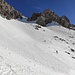Oberer Teil des Schaflochs mit schönem Schnee