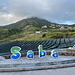 Unterwegs nach Zion's Hill - Kurz nach dem Start der Wanderung geht's am Flughafen von Saba, Juancho E. Yrausquin Airport Saba (SAB), vorbei.