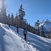 Au dessus du refuge, neige plus abondante que prévu