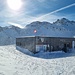 Es windet stark in der Pizolhütte