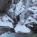 erstes bildlich festgehaltenes Eis in der Klamm