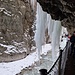 Eiszapfen mit hellerem Hintergrund